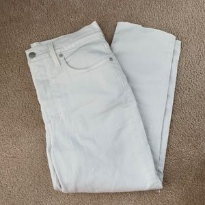 Madewell white jeans